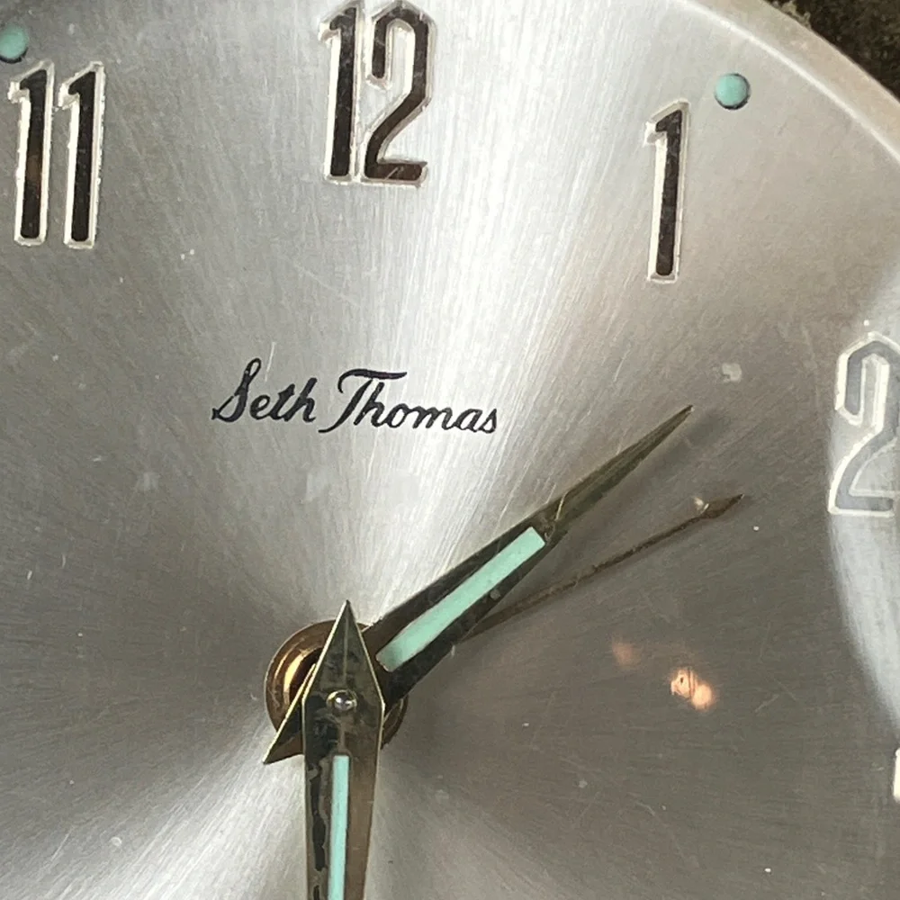 Vintage Seth Thomas Wind Up Alarm Clock